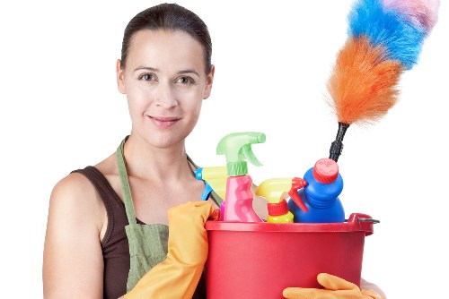 Cleaning team supporting recycling and sustainable waste sorting in Bermondsey