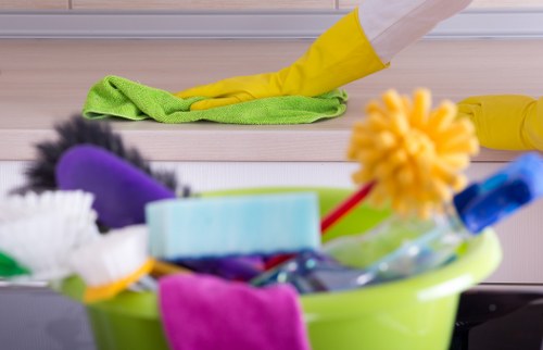 Office cleaners in Bermondsey maintaining a modern workplace