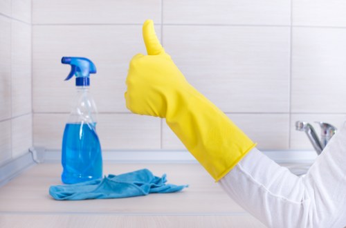 Professional office cleaning services in a Bermondsey business space